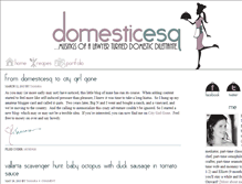 Tablet Screenshot of domesticesq.com